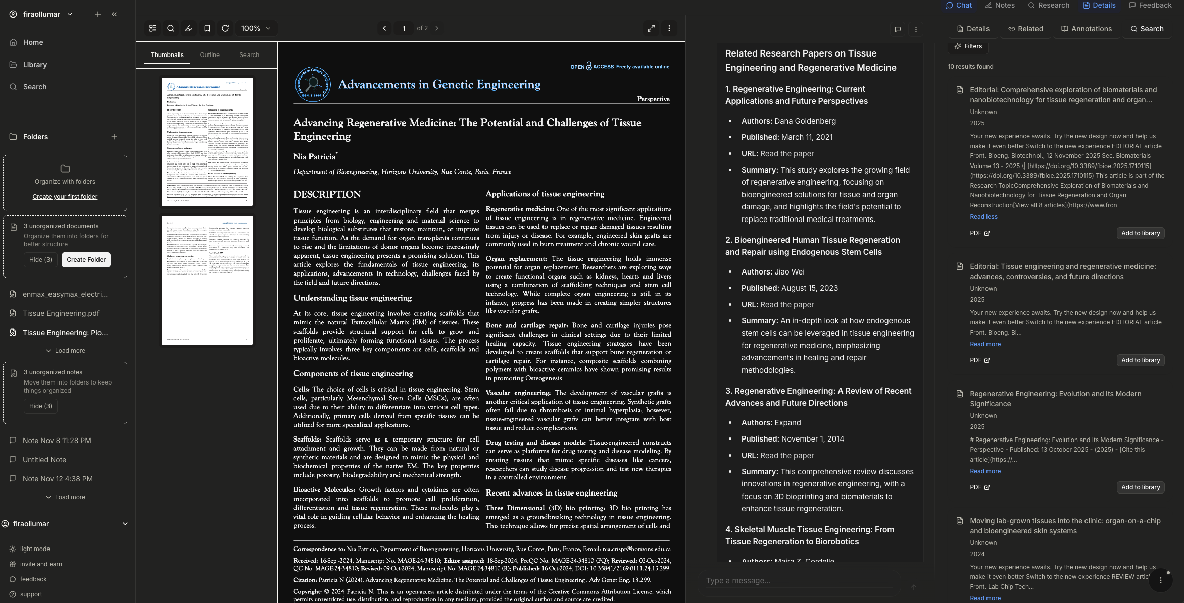 Serenoty platform interface demo